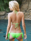 neon green bikini