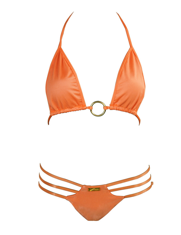 Neon Orange Bikini