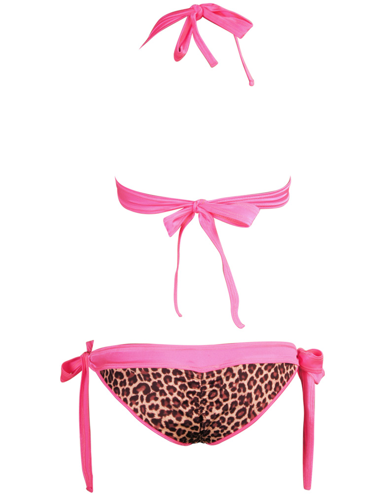 Pink Leopard Bikini