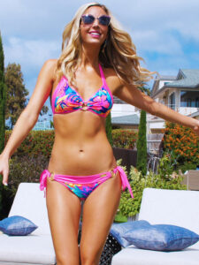 hot pink bikini