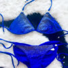 blue bikini with crystals