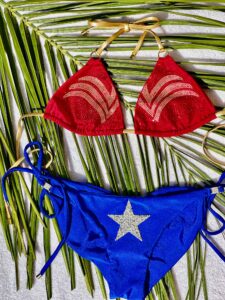 wonder woman bikini top
