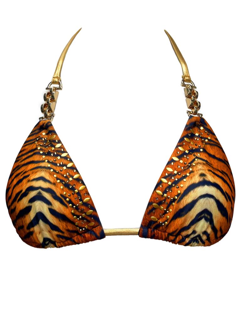 tiger bikini top