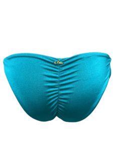 Turquoise bikini bottom